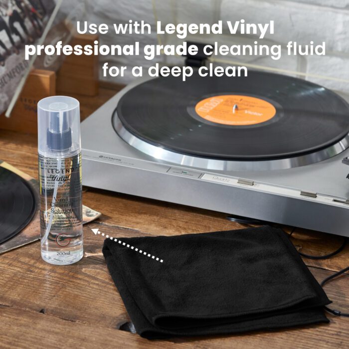 Lint Free Vinyl Record Microfibre Cleaning Cloth - Image 5